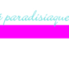 Logo paris bahams et bandeau rose