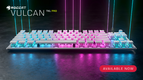 LE CLAVIER ROCCAT VULCAN TKL PRO MAINTENANT EN BLANC !